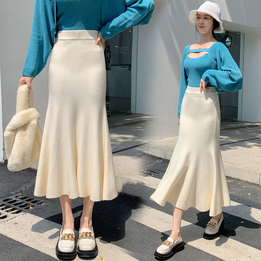 Damen Eleganter, ausgestellter Maxirock aus leichtem Material R&B