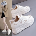 Damen Sportliche Sneaker mit erhöhtem Absatz R&B