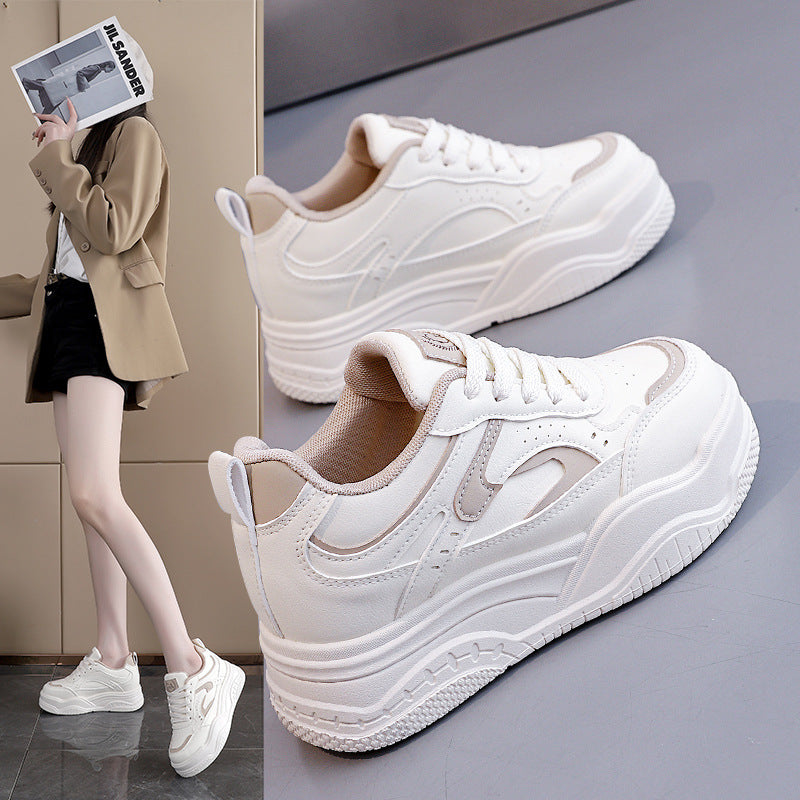 Damen Sportliche Sneaker mit erhöhtem Absatz R&B