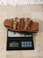 Damen Komfortable Riemensandalen mit geflochtenem Design R&B