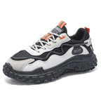 Damen Sportliche Chunky Sneakers mit rutschfester Profilsohle und atmungsaktivem Obermaterial R&B