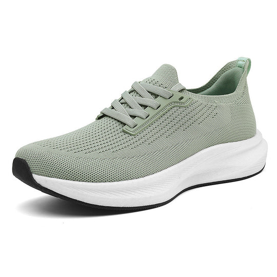 Herren nan atmungsaktive gestrickte Laufschuhe mit dämpfender Leichtschaumsohle R&B
