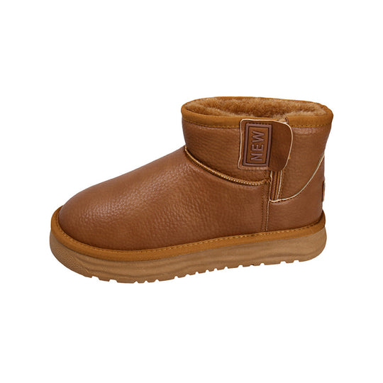 Damen bequeme Winterstiefel mit rutschfester Sohle und isolierender Polsterung R&B