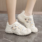 Damen Sportliche Freizeitschuhe mit atmungsaktiver Mesh-Oberfläche und dämpfender Sohle R&B