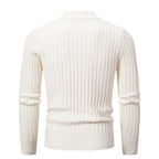 Herren Rollkragenpullover mit strukturiertem Zopfmuster und angenehmer Passform