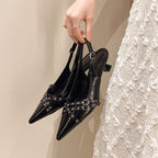 Damen Sling-Pumps mit modischem Riemendesign R&B