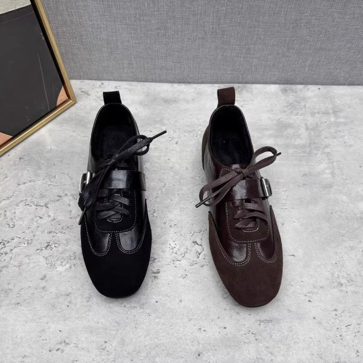 Damen modische Schnürschuhe mit dekorativem Element und hochwertiger Verarbeitung R&B