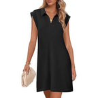 Damen Polo-Kleid mit Taschen und modernem Schnitt R&B