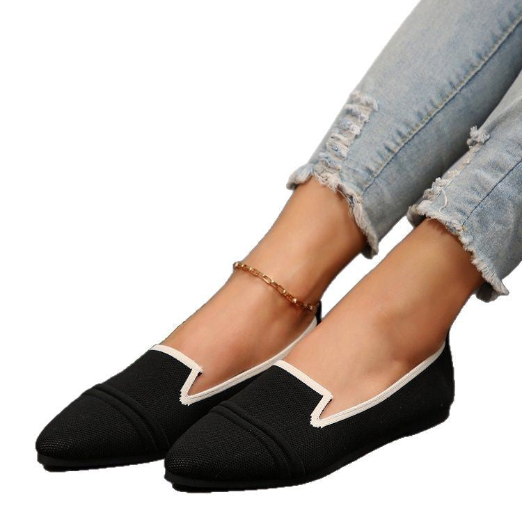 Damen elegante und bequeme Slip-On Ballerinas R&B