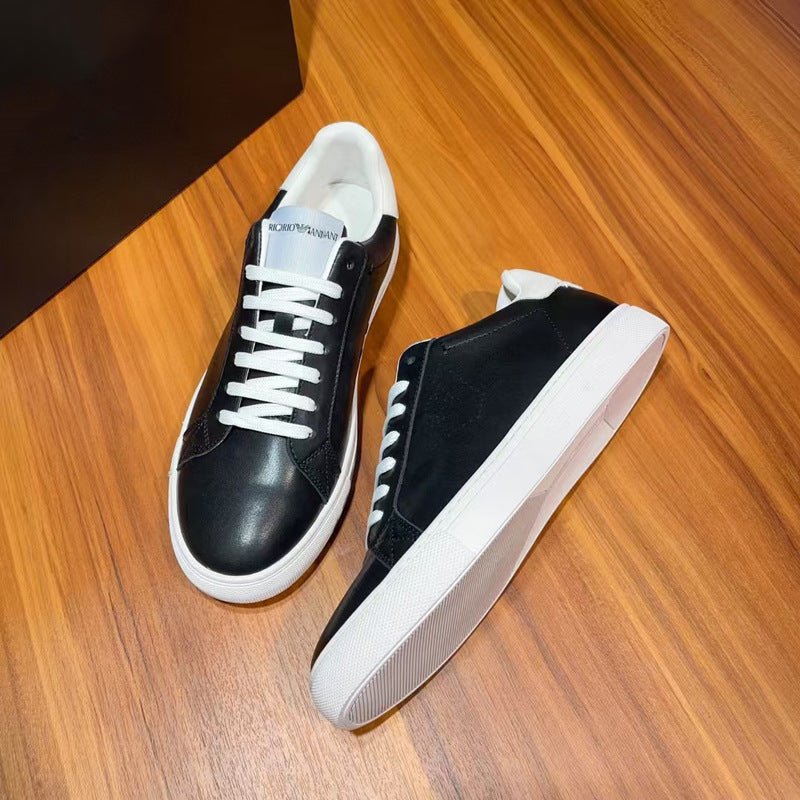 Damen Elegante und sportliche Sneakers mit atmungsaktiver Lederoberfläche R&B