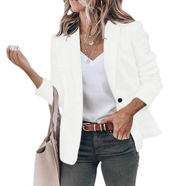 Damen Blazerjacke mit elegantem Schnitt und vielseitigen Stylingmöglichkeiten R&B