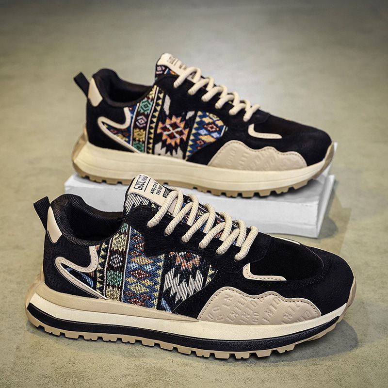 Damen Sportliche Sneaker mit einzigartigem textilem Design und dämpfender Sohle