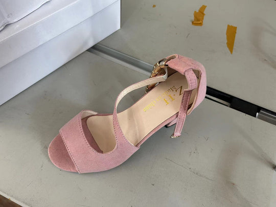 Damen Slingback-Pumps mit elegantem Riemendesign und modischem Absatz R&B