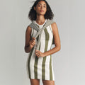 Damen figurbetontes Strickkleid mit einzigartigem Muster R&B