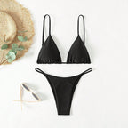 Damen Triangel-Bikini-Set mit raffiniertem Batikdesign R&B