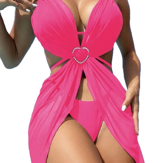 Damen Badeanzug mit eleganter Schnittführung R&B