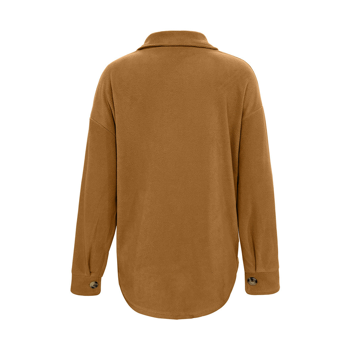 Damen Komfortable Overshirtjacke mit aufgesetzten Taschen und Knopfleiste R&B
