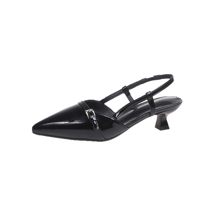 Damen elegante Slingback-Pumps mit spitz zulaufendem Design R&B