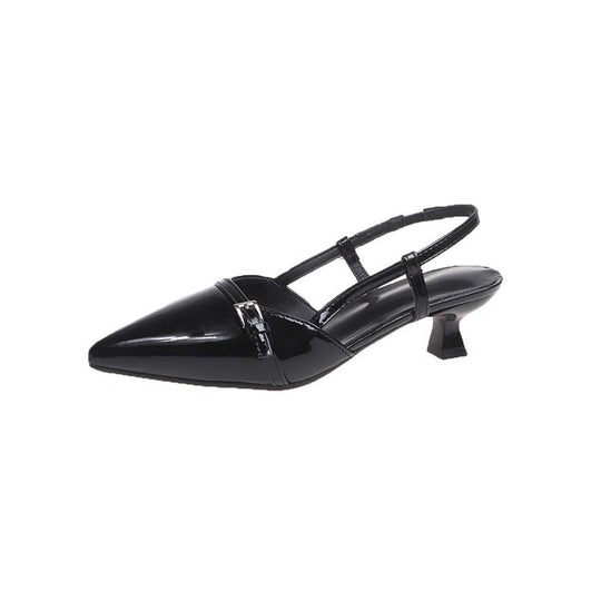 Damen elegante Slingback-Pumps mit spitz zulaufendem Design R&B