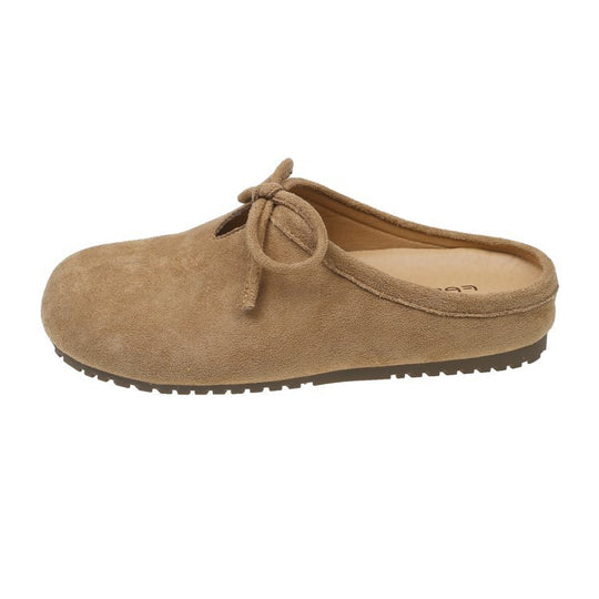 Damen hochwertige Slipper mit weichem Innensohle und dekorativem Schleifchen R&B