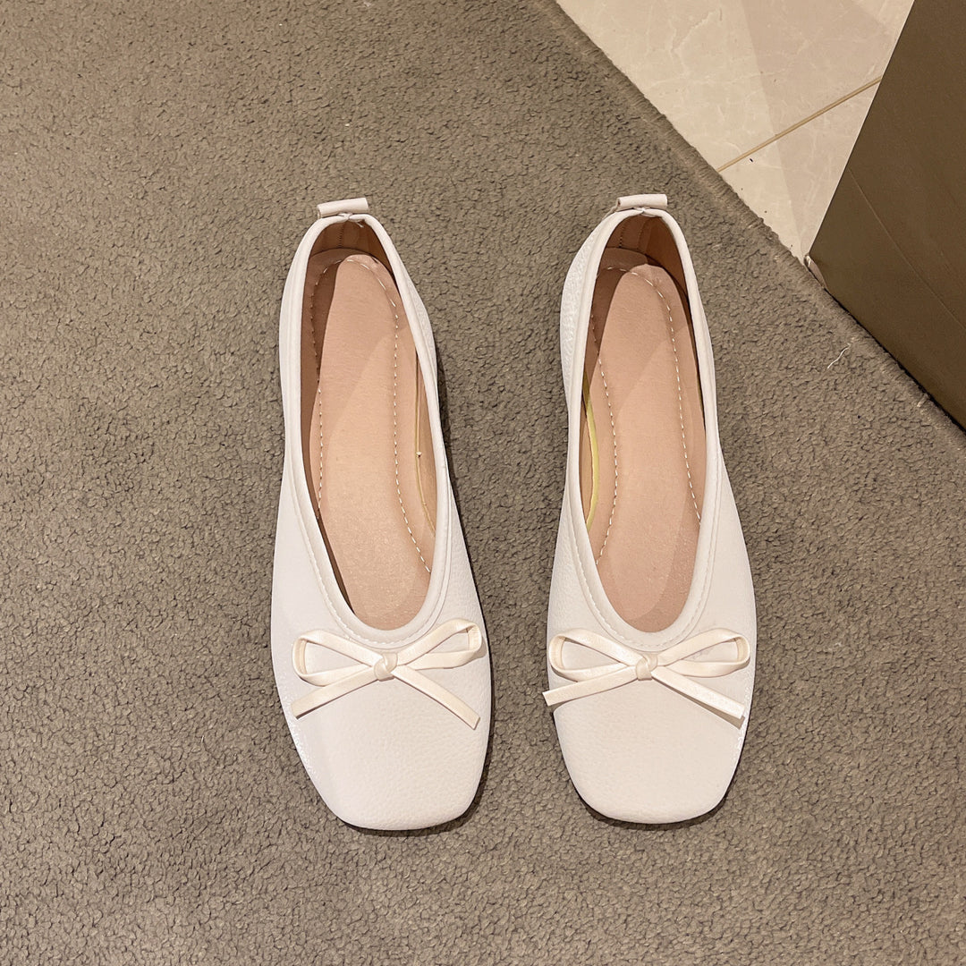 Damen modische Ballerinas mit glamourösem Schmuckdetail R&B