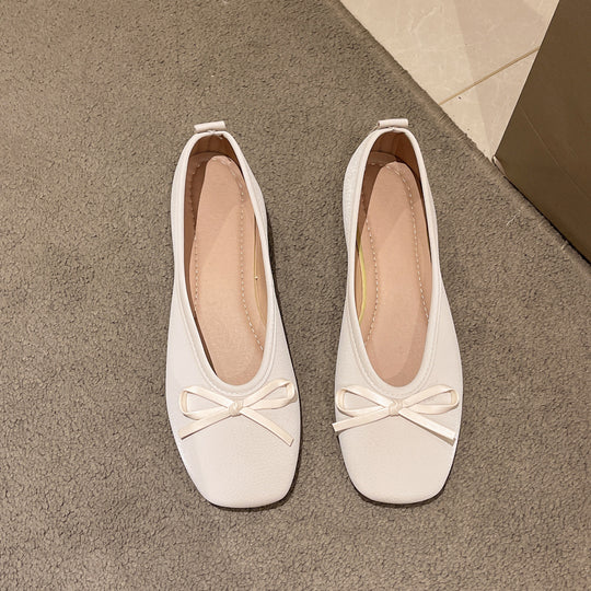 Damen modische Ballerinas mit glamourösem Schmuckdetail R&B