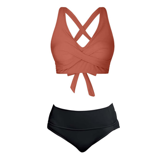 Damen Zweiteiliger Badeanzug mit floralem Design R&B