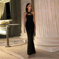 Damen Langärmliges Kleid mit asymmetrischem Schnitt und raffinierten Details R&B