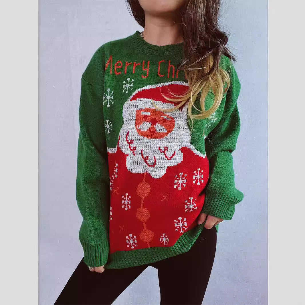 Damen Weihnachts-Pullover mit festlichem Design und hochwertigem Strick R&B
