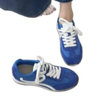 Damen modische Sneakers mit atmungsaktiver Oberflächenstruktur und dämpfender Sohle R&B