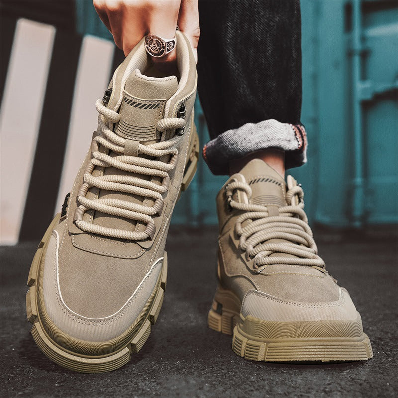 Damen moderne High-Top Sneakers mit stabiler Profilsohle R&B