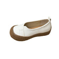 Damen komfortable Slip-On Halbschuhe mit rutschfester Sohle