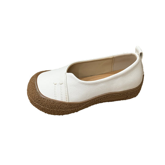 Damen komfortable Slip-On Halbschuhe mit rutschfester Sohle R&B