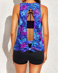 Damen Sportliches Tankini-Oberteil mit elegantem Rückenausschnitt R&B