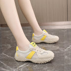 Damen Sportliche Freizeitsneaker mit atmungsaktiver Mesh-Oberfläche und rutschfester Sohle R&B