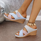 Damen Bequeme Keil-Sandalen