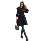 Damen lockerer Kapuzensweatcoat mit verstellbarem Taillenzug und eleganten Details R&B