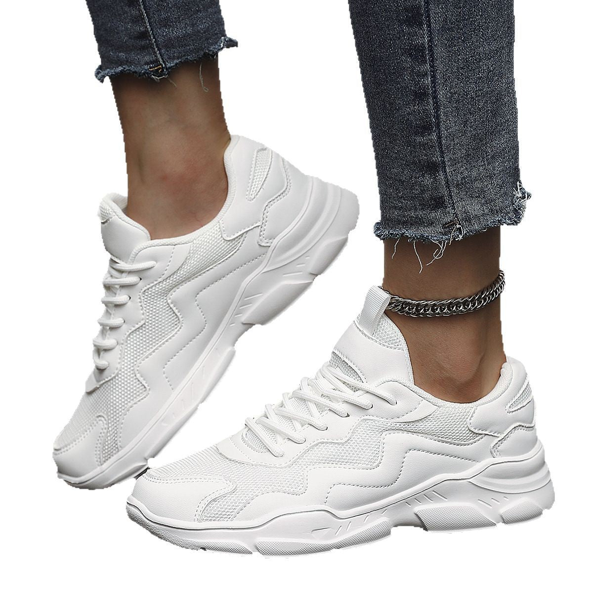 Damen Sportliche Multicolor Sneakers mit innovativer Dämpfungstechnologie