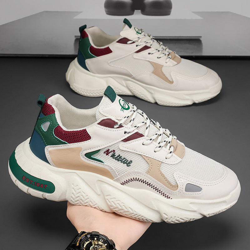 Damen Sportliche Chunky Sneakers mit atmungsaktiver Mesh-Oberfläche und dämpfender Sohle R&B