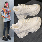 Damen Chunky Sneaker mit stabiler Plattform und atmungsaktivem Obermaterial R&B