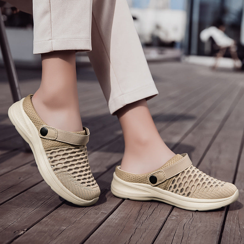 Damen Atmungsaktive Freizeitclogs mit praktischem Fersenriemen R&B