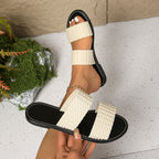 Damen Komfortable und modische Riemen-Sandalen mit strukturiertem Obermaterial R&B
