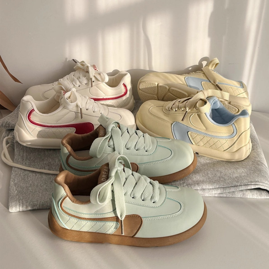 Damen Sneaker mit modischen Akzenten und rutschfester Sohle R&B