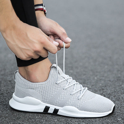 Damen Sportliche Leichtgewicht Sneakers mit atmungsaktiver Strickoberfläche R&B
