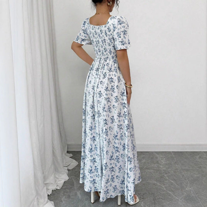 Damen Maxi-Kleid im romantischen Blumenmuster R&B