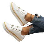 Damen Modische und bequeme Sneakers aus hochwertigem Leder R&B