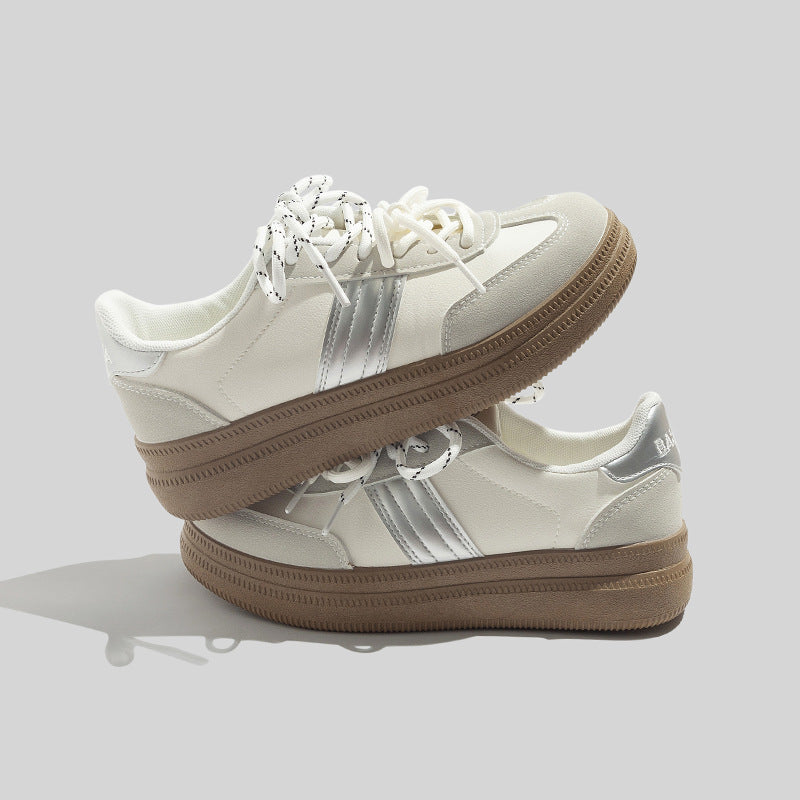 Damen Sportliche Sneakers mit gepolsterter Innensohle und rutschfester Gummisohle R&B