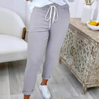 Damen Freizeithose mit elastischem Bund und Kordelzug R&B