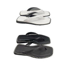 Damen modische Flip-Flops mit Perlenschmuck