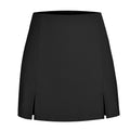 Damen Designer Minirock mit seitlichen Schlitzen R&B